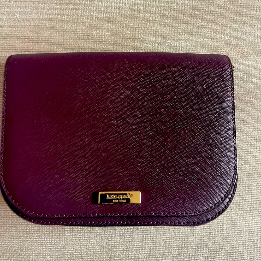 NWT Kate Spade wine colored purse